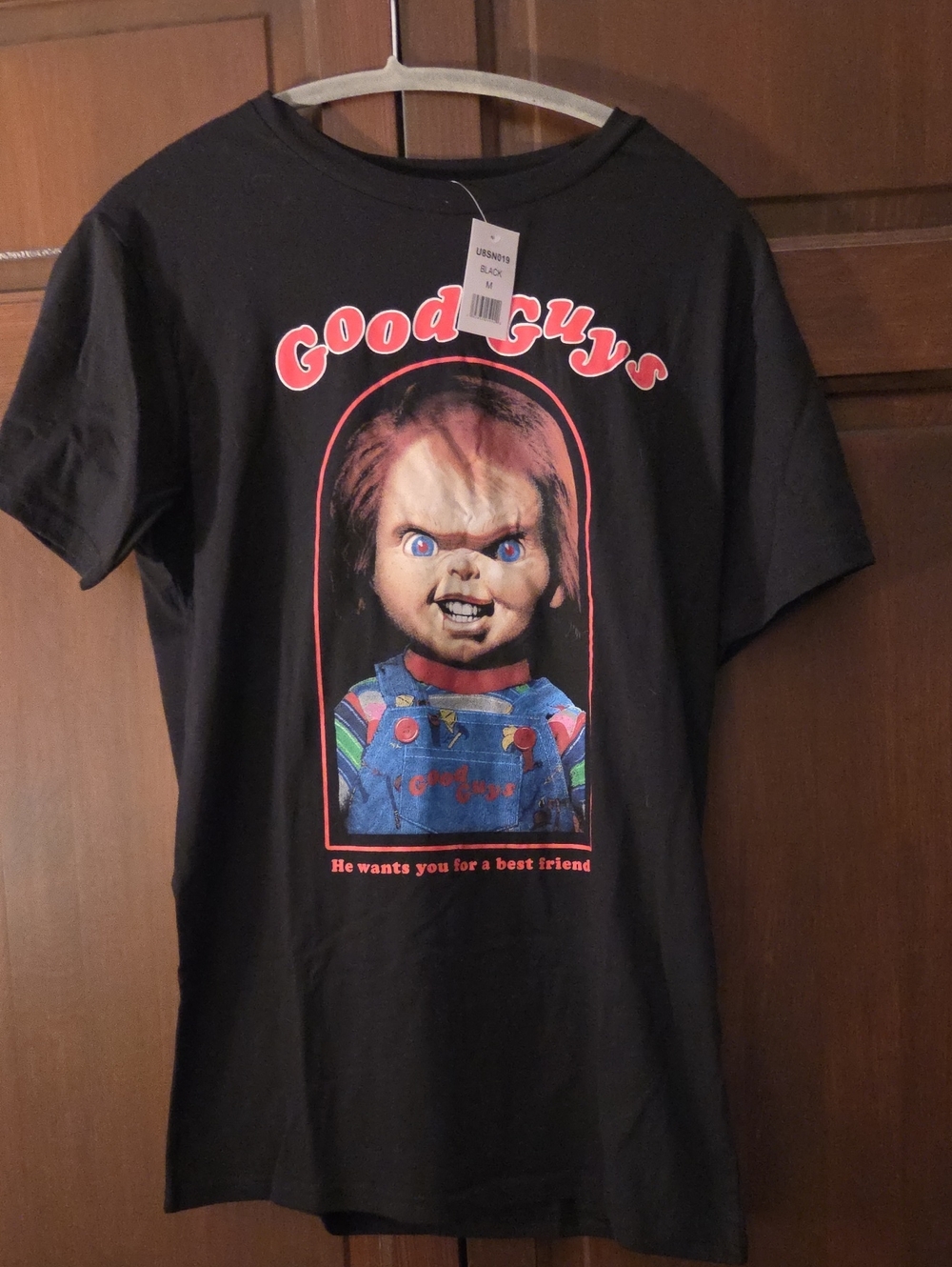 Childs PLAY Chucky Tshirt NWT HALLOWEEN 80S